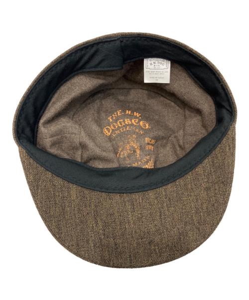 THE H.W.DOG&CO.（エイチダブリュードッグアンドコー）THE H.W.DOG&CO. (エイチダブリュードッグアンドコー) ツイードキャスケット ブラウン サイズ:36の古着・服飾アイテム