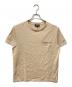 A.P.C.（アーペーセー）の古着「ロゴ刺繍ポケットTシャツ」｜ベージュ