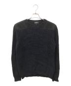 A.P.C.アーペーセー）の古着「ショルダーパッチニット」｜ブラック