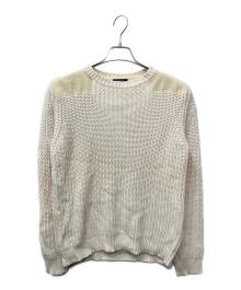 A.P.C.（アーペーセー）の古着「ショルダーパッチニット」｜アイボリー