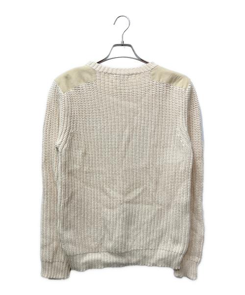 A.P.C.（アーペーセー）A.P.C. (アーペーセー) ショルダーパッチニット アイボリー サイズ:Sの古着・服飾アイテム