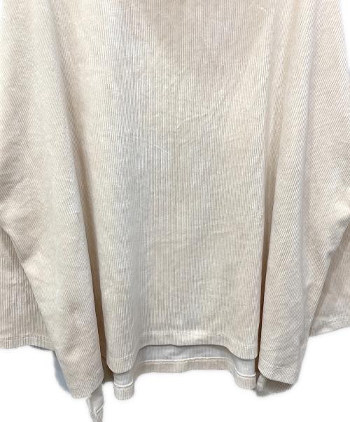 Munich（ミューニック）MUNICH (ミューニック) コーデュロイタートルネックPO アイボリー サイズ:OSの古着・服飾アイテム