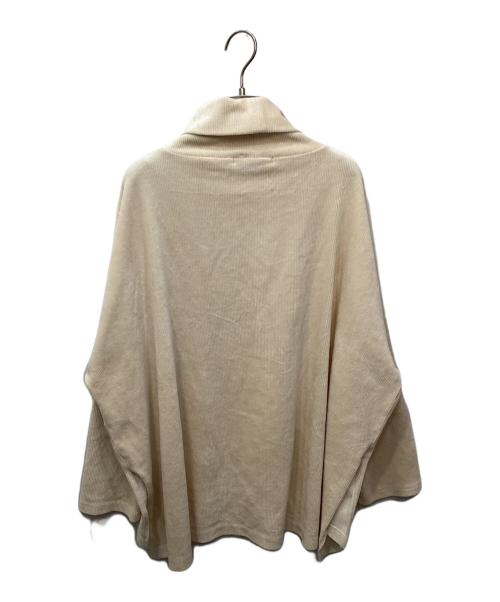 Munich（ミューニック）MUNICH (ミューニック) コーデュロイタートルネックPO アイボリー サイズ:OSの古着・服飾アイテム