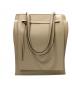 CHARLES & KEITH（チャールズアンドキース）の古着「ジオメトリックトートバッグ」｜ベージュ
