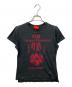 Vivienne Westwood RED LABEL（ヴィヴィアンウエストウッドレッドレーベル）の古着「リネン混プリントTシャツ」｜グレー