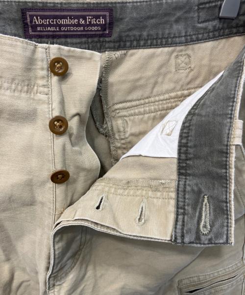 Abercrombie & Fitch（アバクロンビー アンド フィッチ）Abercrombie & Fitch (アバクロンビー アンド フィッチ) ベルクロストラップカーゴパンツ ブラウン サイズ:W30の古着・服飾アイテム