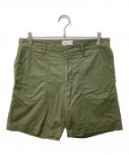 WTAPSダブルタップス）の古着「BUDS SHORTS/リップストップハーフベイカーパンツ」｜カーキ