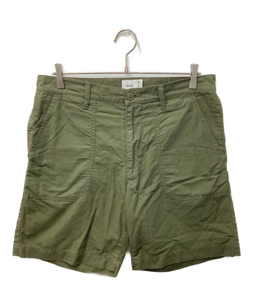 WTAPS（ダブルタップス）WTAPS (ダブルタップス) BUDS SHORTS/リップストップハーフベイカーパンツ カーキ サイズ:02の古着・服飾アイテム