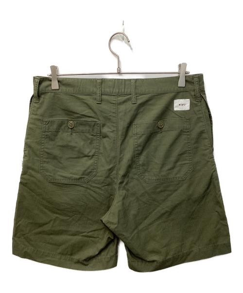 WTAPS（ダブルタップス）WTAPS (ダブルタップス) BUDS SHORTS/リップストップハーフベイカーパンツ カーキ サイズ:02の古着・服飾アイテム