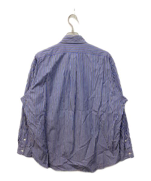 POLO RALPH LAUREN（ポロ・ラルフローレン）POLO RALPH LAUREN (ポロ・ラルフローレン) BLAIRE オーバーシャツ ブルー サイズ:XLの古着・服飾アイテム