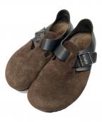 BIRKENSTOCKビルケンシュトック）の古着「ロンドン レザーシューズ」｜ブラック×ブラウン