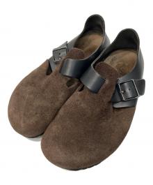 BIRKENSTOCK（ビルケンシュトック）の古着「ロンドン レザーシューズ」｜ブラック×ブラウン