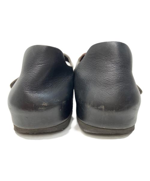BIRKENSTOCK（ビルケンシュトック）BIRKENSTOCK (ビルケンシュトック) ロンドン レザーシューズ ブラック×ブラウン サイズ:23CMの古着・服飾アイテム