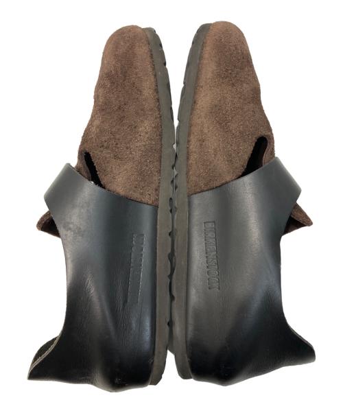 BIRKENSTOCK（ビルケンシュトック）BIRKENSTOCK (ビルケンシュトック) ロンドン レザーシューズ ブラック×ブラウン サイズ:23CMの古着・服飾アイテム
