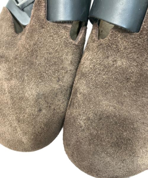 BIRKENSTOCK（ビルケンシュトック）BIRKENSTOCK (ビルケンシュトック) ロンドン レザーシューズ ブラック×ブラウン サイズ:23CMの古着・服飾アイテム