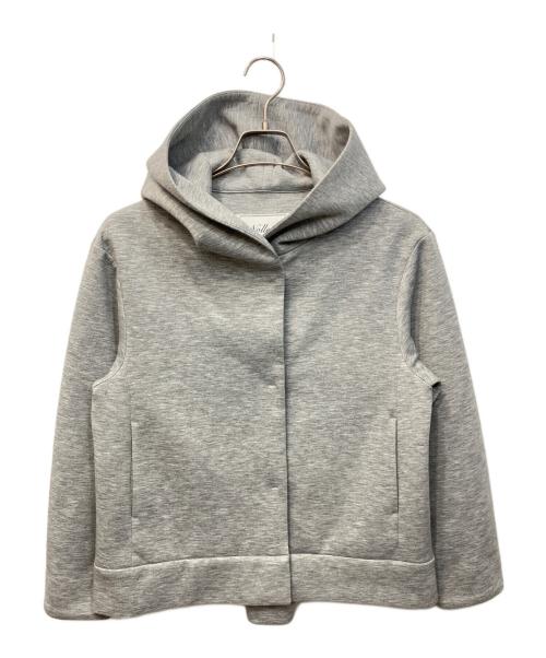 NOLLEY'S（ノーリーズ）NOLLEY'S (ノーリーズ) ウォッシャブルエアボールフードブルゾン グレー サイズ:38の古着・服飾アイテム