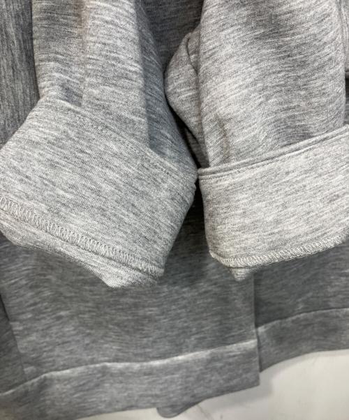 NOLLEY'S（ノーリーズ）NOLLEY'S (ノーリーズ) ウォッシャブルエアボールフードブルゾン グレー サイズ:38の古着・服飾アイテム