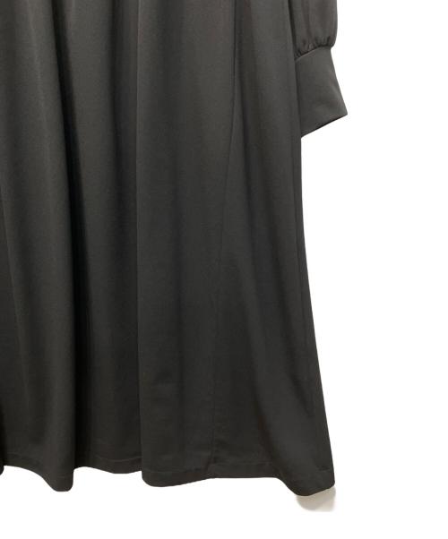 BEARDSLEY（ビアズリー）BEARDSLEY (ビアズリー) ジャージーギャザーワンピース ブラック サイズ:1の古着・服飾アイテム