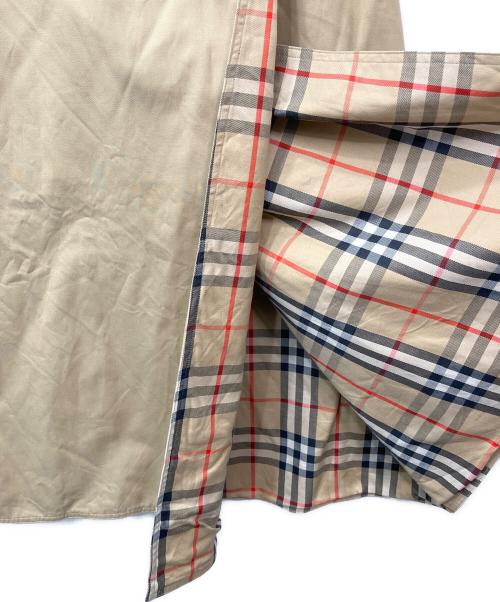 Burberry's（バーバリーズ）Burberry's (バーバリーズ) 裏ノバチェックロングスカート ベージュ サイズ:Sの古着・服飾アイテム