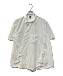 BLACK COMME des GARCONS（ブラックコムデギャルソン）の古着「ツイストデザインアシンメトリーシャツ」｜ホワイト