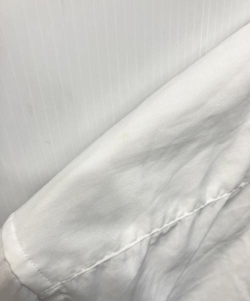 BLACK COMME des GARCONS（ブラックコムデギャルソン）BLACK COMME des GARCONS (ブラックコムデギャルソン) ツイストデザインアシンメトリーシャツ ホワイト サイズ:XXLの古着・服飾アイテム