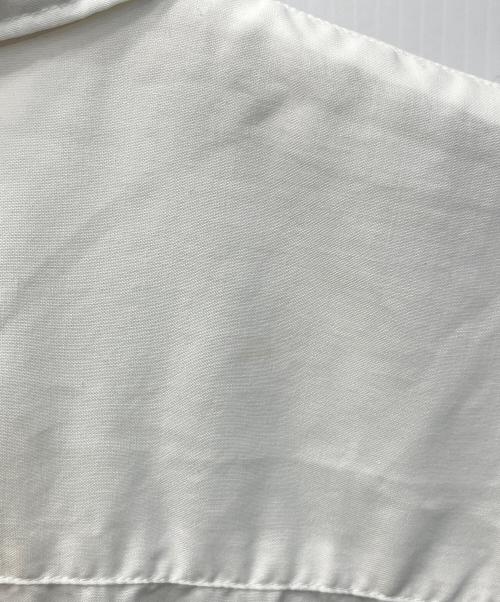 BLACK COMME des GARCONS（ブラックコムデギャルソン）BLACK COMME des GARCONS (ブラックコムデギャルソン) ツイストデザインアシンメトリーシャツ ホワイト サイズ:XXLの古着・服飾アイテム