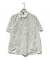 BLACK COMME des GARCONS（ブラックコムデギャルソン）の古着「ツイストデザインアシンメトリーシャツ」｜ホワイト