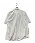 BLACK COMME des GARCONS (ブラックコムデギャルソン) ツイストデザインアシンメトリーシャツ ホワイト サイズ:XXL：14000円