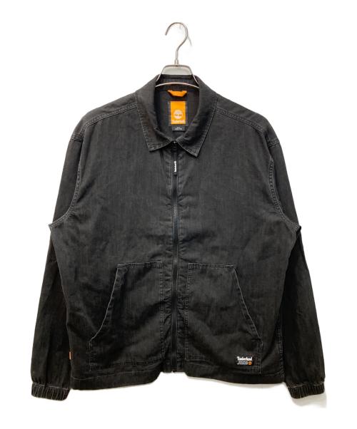Timberland（ティンバーランド）Timberland (ティンバーランド) デニムジップブルゾン ブラック サイズ:Mの古着・服飾アイテム