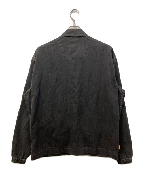 Timberland（ティンバーランド）Timberland (ティンバーランド) デニムジップブルゾン ブラック サイズ:Mの古着・服飾アイテム