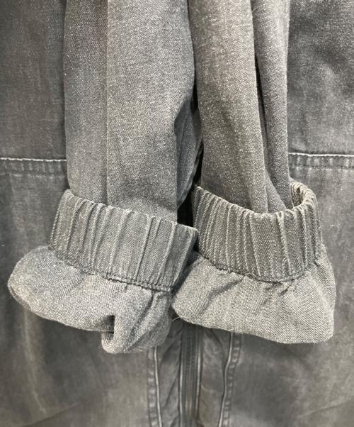 Timberland（ティンバーランド）Timberland (ティンバーランド) デニムジップブルゾン ブラック サイズ:Mの古着・服飾アイテム