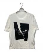GROUND Yグラウンドワイ）の古着「cotton Jersey Basic short sleeves Crack/コットンジャージーベーシックショートスリーブスクラック Tシャツ」｜ホワイト