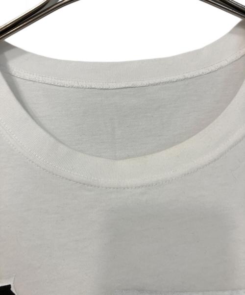 GROUND Y（グラウンドワイ）GROUND Y (グラウンドワイ) cotton Jersey Basic short sleeves Crack/コットンジャージーベーシックショートスリーブスクラック Tシャツ ホワイト サイズ:3の古着・服飾アイテム