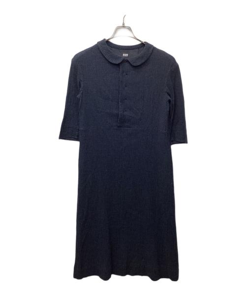 ARTS&SCIENCE（アーツアンドサイエンス）ARTS&SCIENCE (アーツアンドサイエンス) 丸襟ブラウスワンピース ネイビー サイズ:1の古着・服飾アイテム