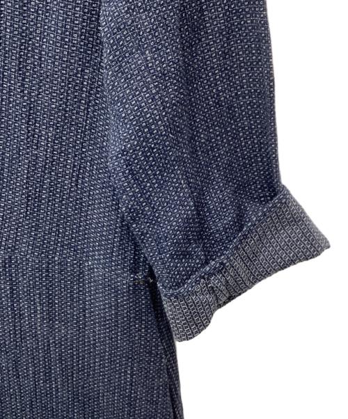 ARTS&SCIENCE（アーツアンドサイエンス）ARTS&SCIENCE (アーツアンドサイエンス) 丸襟ブラウスワンピース ネイビー サイズ:1の古着・服飾アイテム
