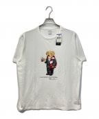POLO RALPH LAURENポロ・ラルフローレン）の古着「ポロベアプリントTシャツ」｜ホワイト