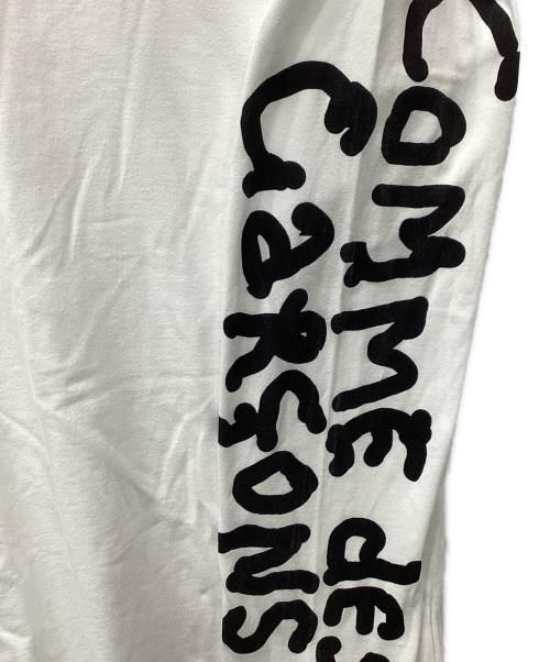 COMME des GARCONS（コムデギャルソン）COMME des GARCONS (コムデギャルソン) アームプリントカットソー ホワイト サイズ:XLの古着・服飾アイテム
