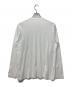 COMME des GARCONS SHIRT cotton jersey plain with front print logo/コットンジャージープレーンウィズフロントプリントロゴ カットソー ホワイト サイズ:X：10000円