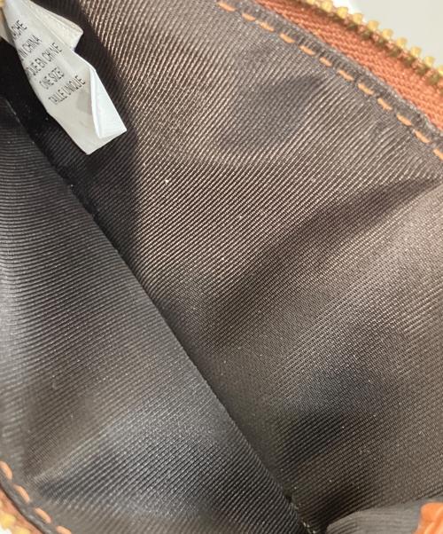 POLO RALPH LAUREN（ポロ・ラルフローレン）POLO RALPH LAUREN (ポロ・ラルフローレン) カレッジエイトマルチカードケース ブラウン×グリーンの古着・服飾アイテム