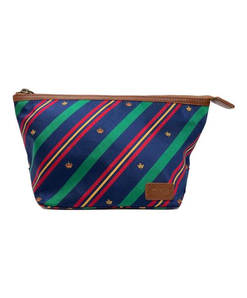Rugby Ralph Lauren（ラグビーラルフローレン）Rugby Ralph Lauren (ラグビーラルフローレン) マルチジップポーチ レッドの古着・服飾アイテム