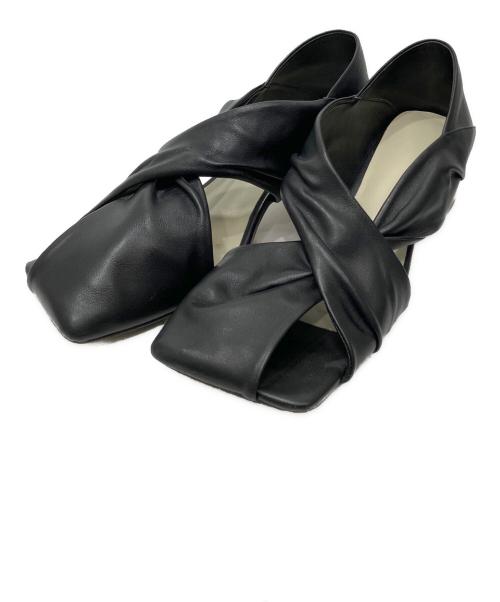 ALM.（アルム）ALM. (アルム) HEIDI LEATHER PUMPS ブラック サイズ:38の古着・服飾アイテム