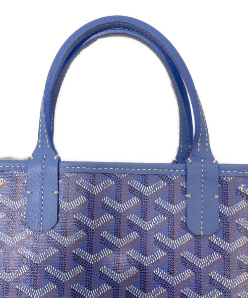 GOYARD（ゴヤール）GOYARD (ゴヤール) Poitiers Tote PM / ポワティエ 2way ミニトートバッグ ブルーの古着・服飾アイテム