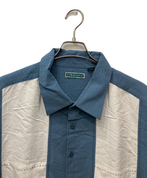 cubavera（キューバベラ）CUBAVERA (キューバベラ) レーヨンシャツ スカイブルー サイズ:3XLの古着・服飾アイテム