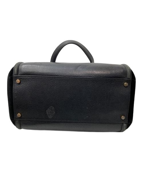 Kate Spade（ケイトスペード）Kate Spade (ケイトスペード) スウェード切替レザートートバッグ ネイビーの古着・服飾アイテム