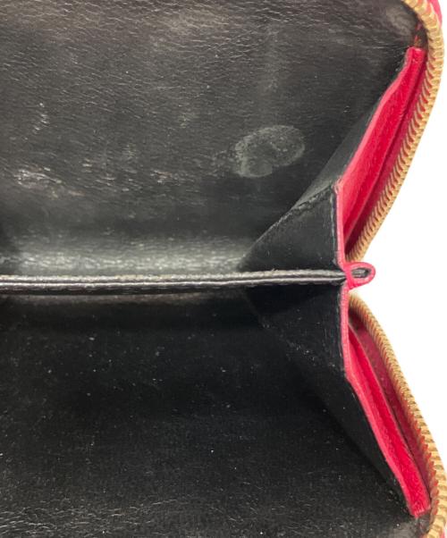 Yves Saint Laurent（イヴサンローラン）Yves Saint Laurent (イヴサンローラン) YSLダブルホック2つ折財布 ピンクの古着・服飾アイテム