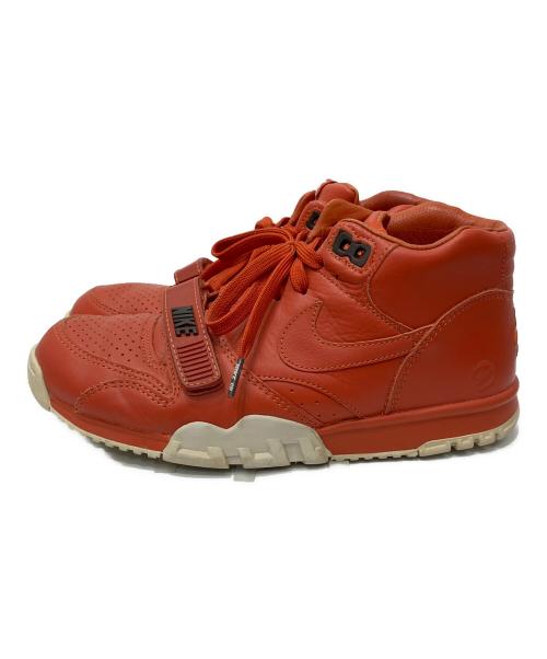 NIKE（ナイキ）NIKE (ナイキ) FRAGMENT DESIGN (フラグメントデザイン) AIR TRAINER 1 MID SP オレンジ サイズ:25.5cmの古着・服飾アイテム