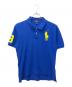 POLO RALPH LAUREN（ポロ・ラルフローレン）の古着「ビッグポニーポロシャツ」｜ブルー×イエロー