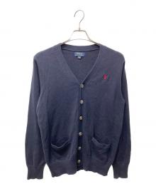 POLO RALPH LAUREN（ポロ・ラルフローレン）の古着「コットンニットカーディガン」｜ネイビー