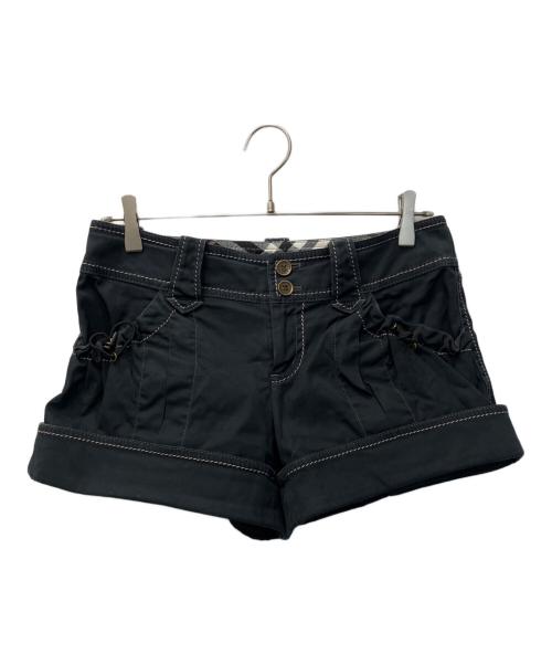 BURBERRY BLUE LABEL（バーバリー ブルー レーベル）BURBERRY BLUE LABEL (バーバリー ブルー レーベル) ナポレオンショーツ ブラック サイズ:38の古着・服飾アイテム