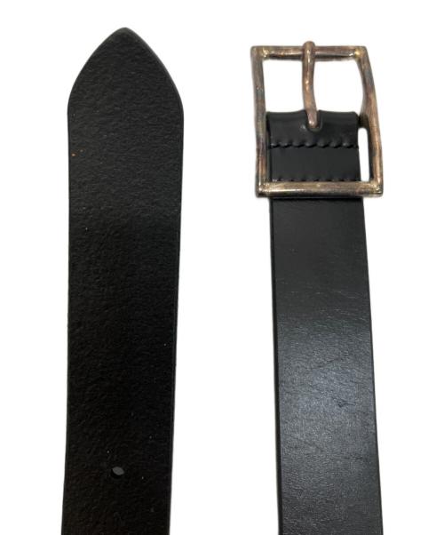 xolo jewelry（ショロ ジュエリー）XOLO JEWELRY (ショロ ジュエリー) Rectangular Buckle -Black Leather- ブラックの古着・服飾アイテム